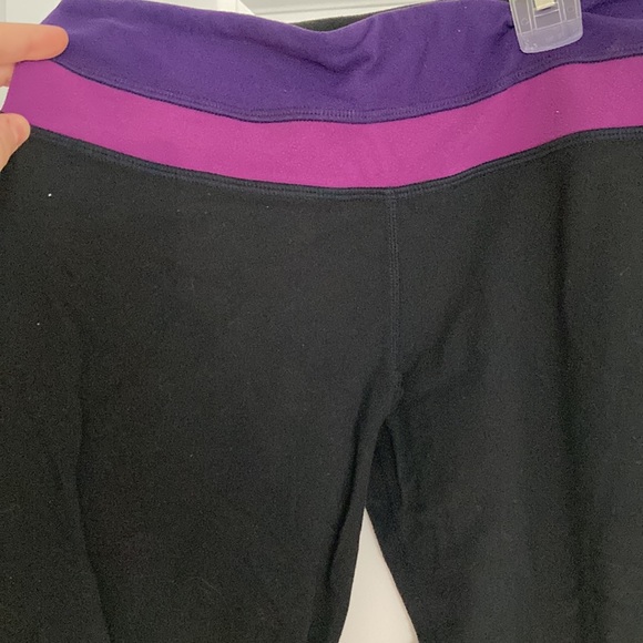 Lot of 2 Lululemon Black Yoga Flares - Picture 2 of 5